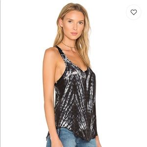 TIE DYE CHASER SILK TANK